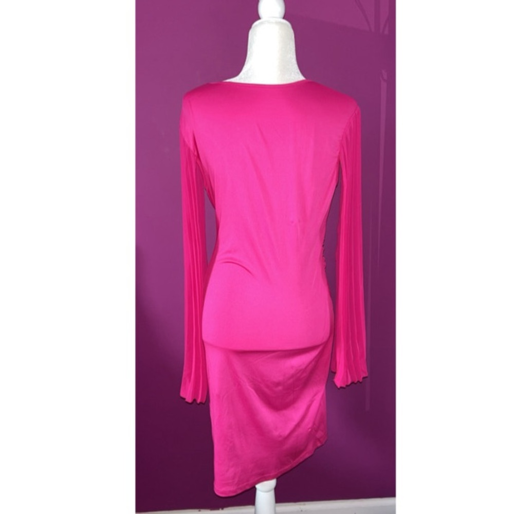 Shein Cape Sleeve Dress W/ Rhinestone Detail - Picture 8 of 8
